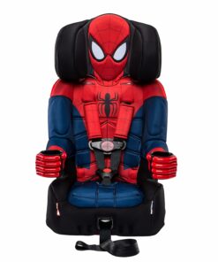 KidsEmbrace Marvel Spider-Man 2-in-1 Booster Car Seat, 5-Point Harness, Forward-Facing & Belt-Positioning, 22-100 lbs