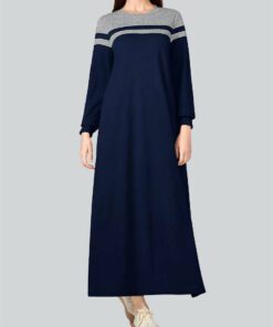 Mulvari Women's Color Block Long Sleeve Dress A5 - Stylish & Comfortable