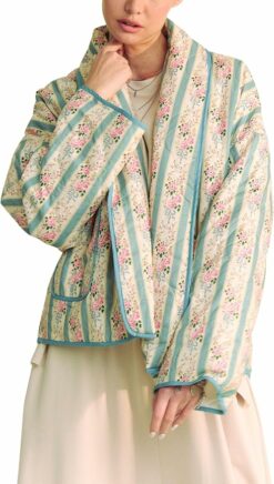 Vintage Floral Quilted Jacket WO46